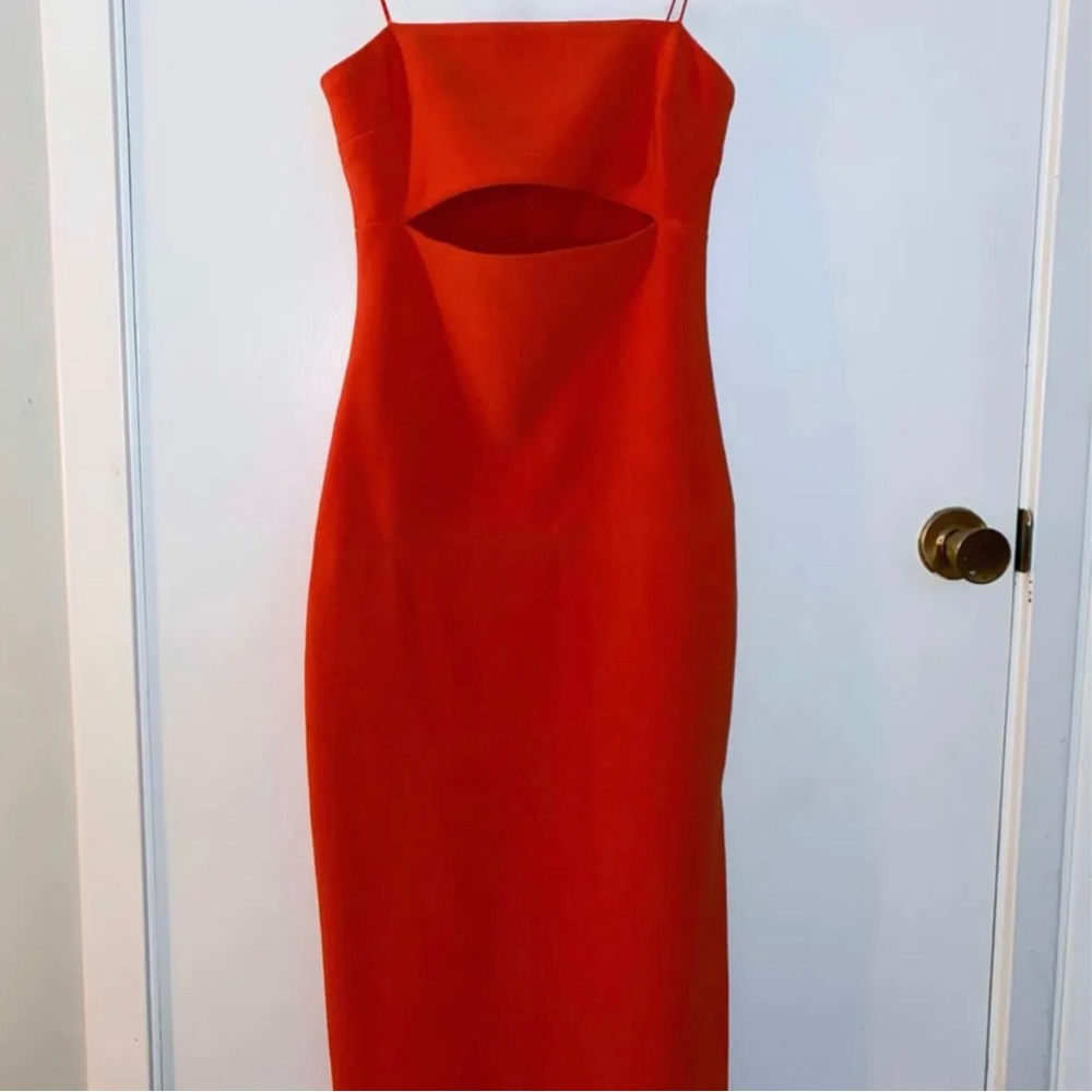 Orange Bec + Bridge Cocktail dress
